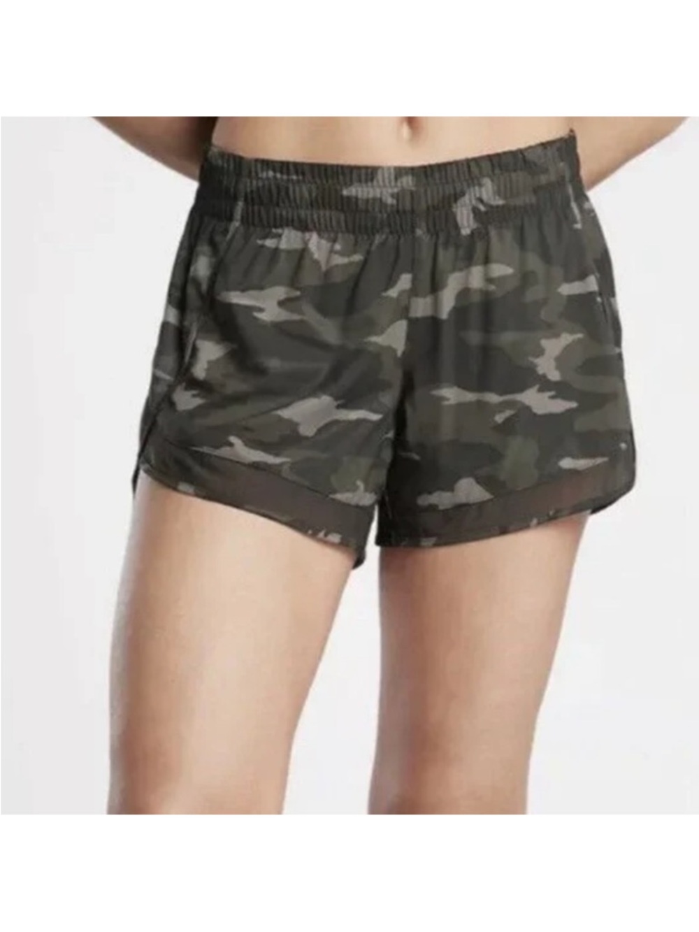 Athleta Printed‎ Mesh Run Racer Short size Extra Small
